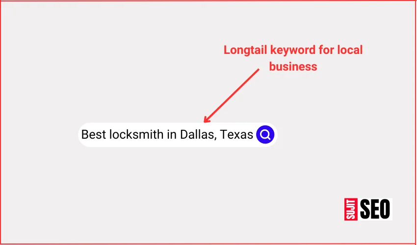 Longtail keywords for local business SEO