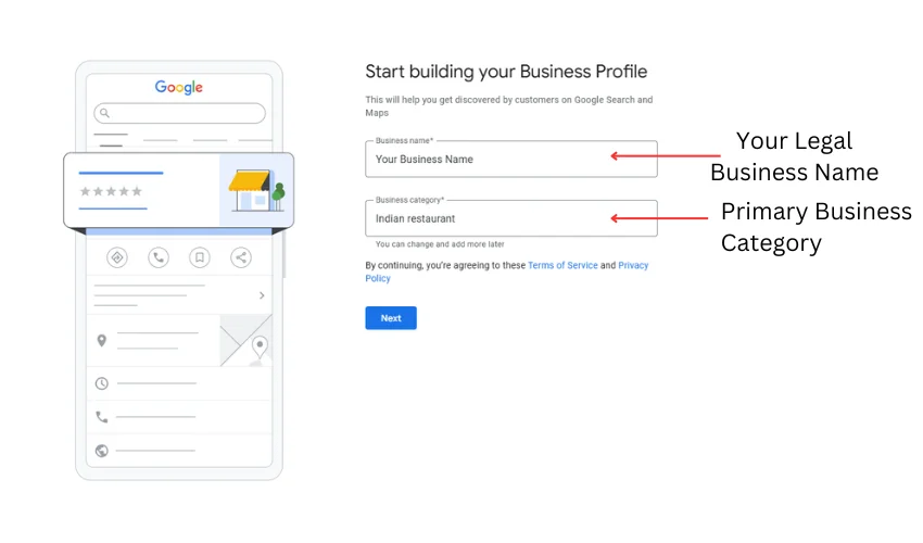 Creating Google Business Profile